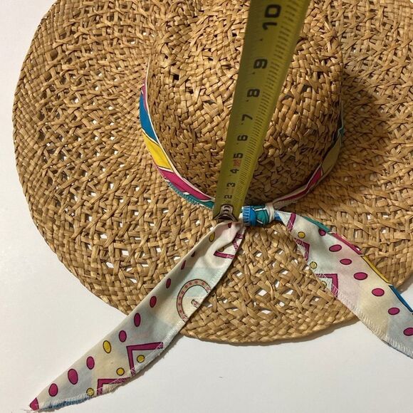 Handmade Vintage Straw Women Hat - Picture 11 of 16